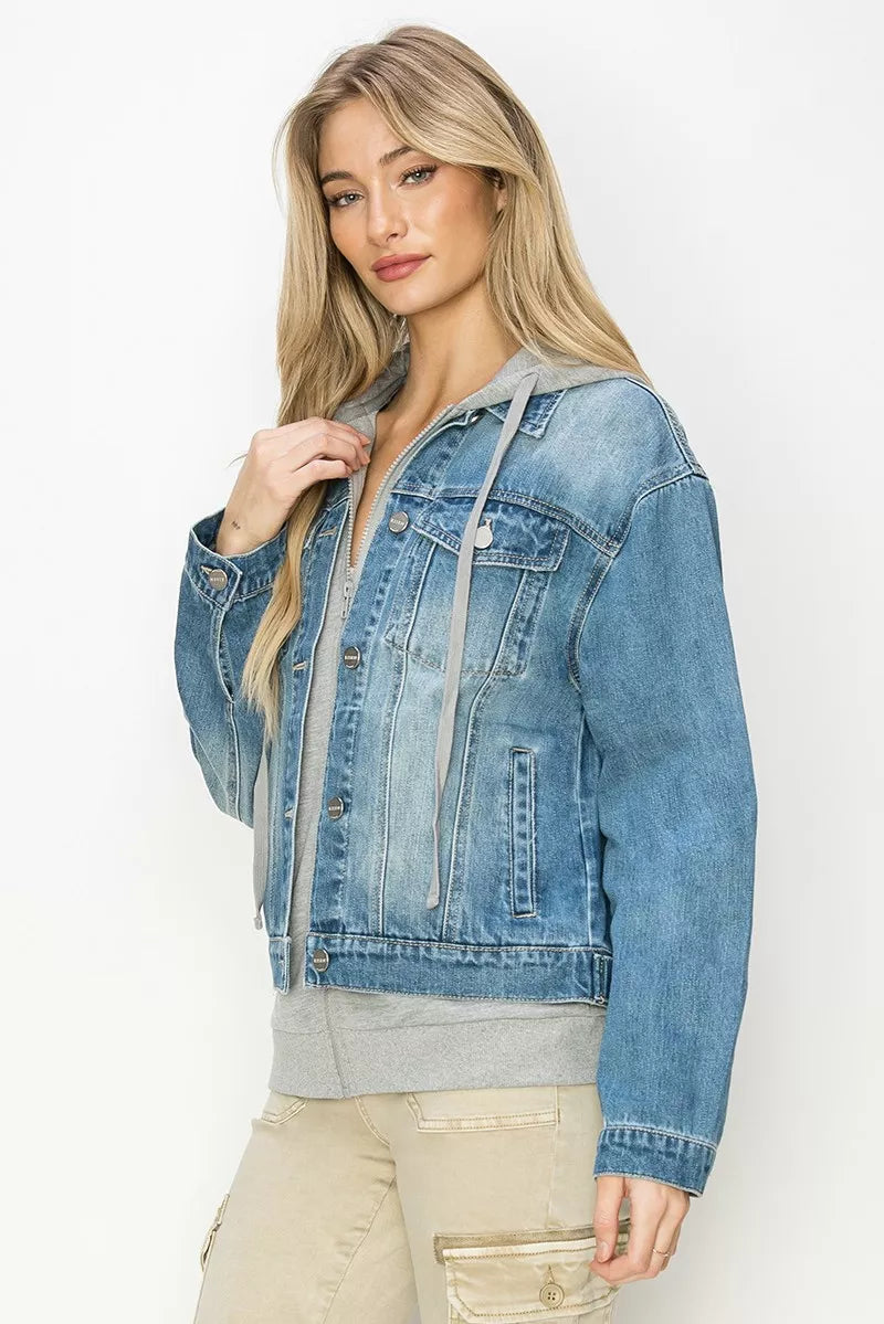 Hazel Blues® | RISEN Oversized Hoodie Jacket