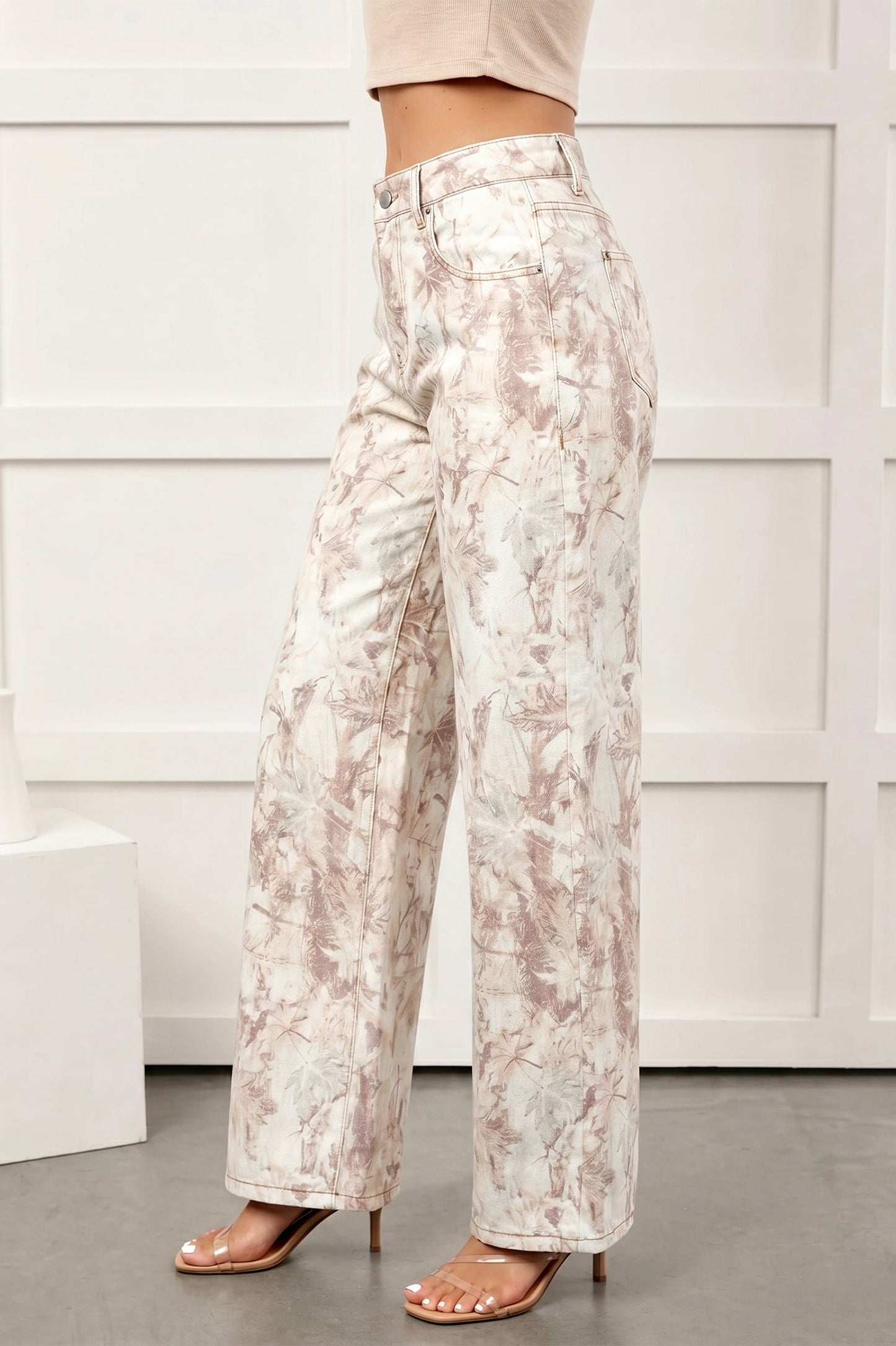 Hazel Blues® | Camo Cutie Jeans | Camo Denim Wide Leg Jeans