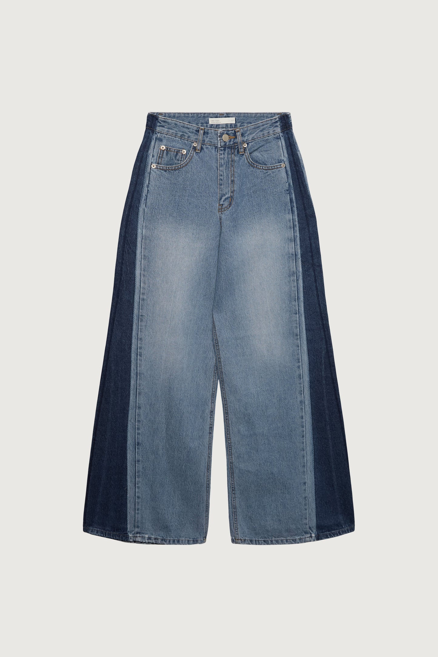 DUO TONE WASH STRAIGHT LEG DENIM JEAN