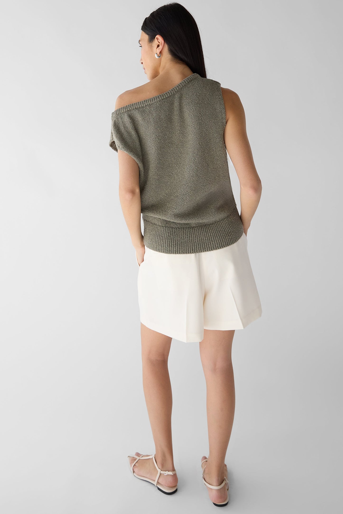 RELAXED OFF THE SHOULDER SWEATER