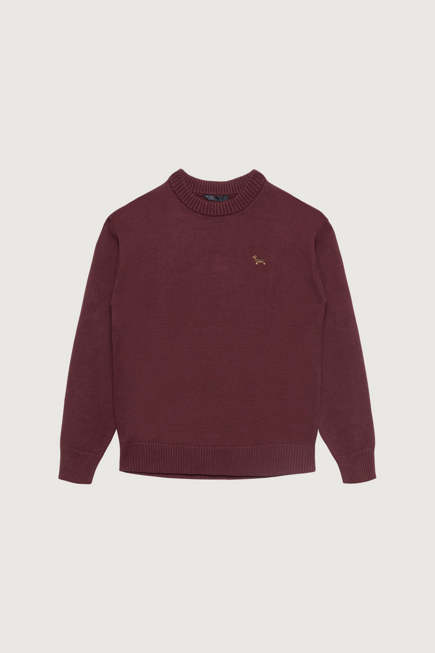 CLASSIC FITTED EMBROIDERED SWEATER