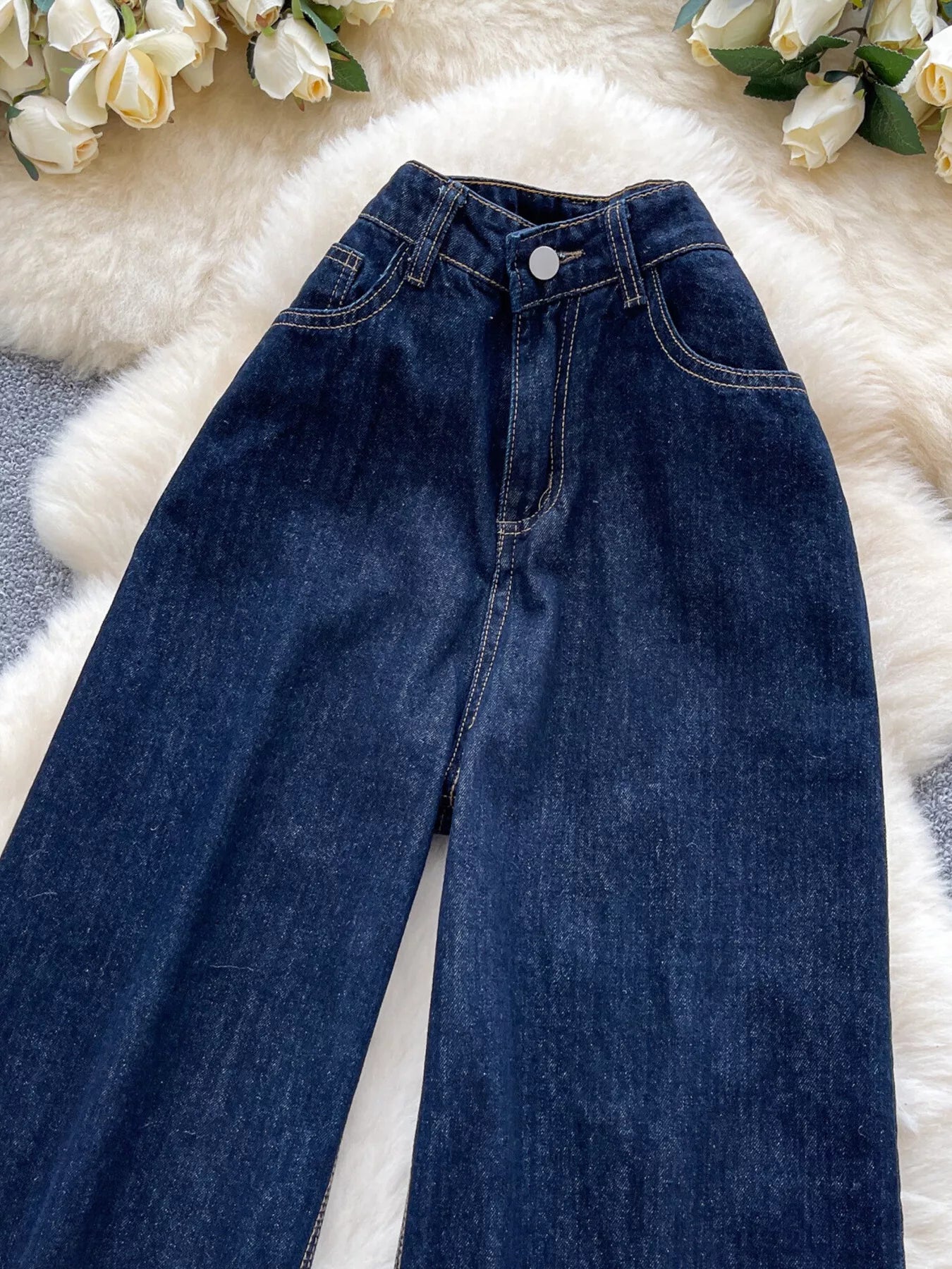 Hazel Blues® | High Waist Wide Leg Jeans