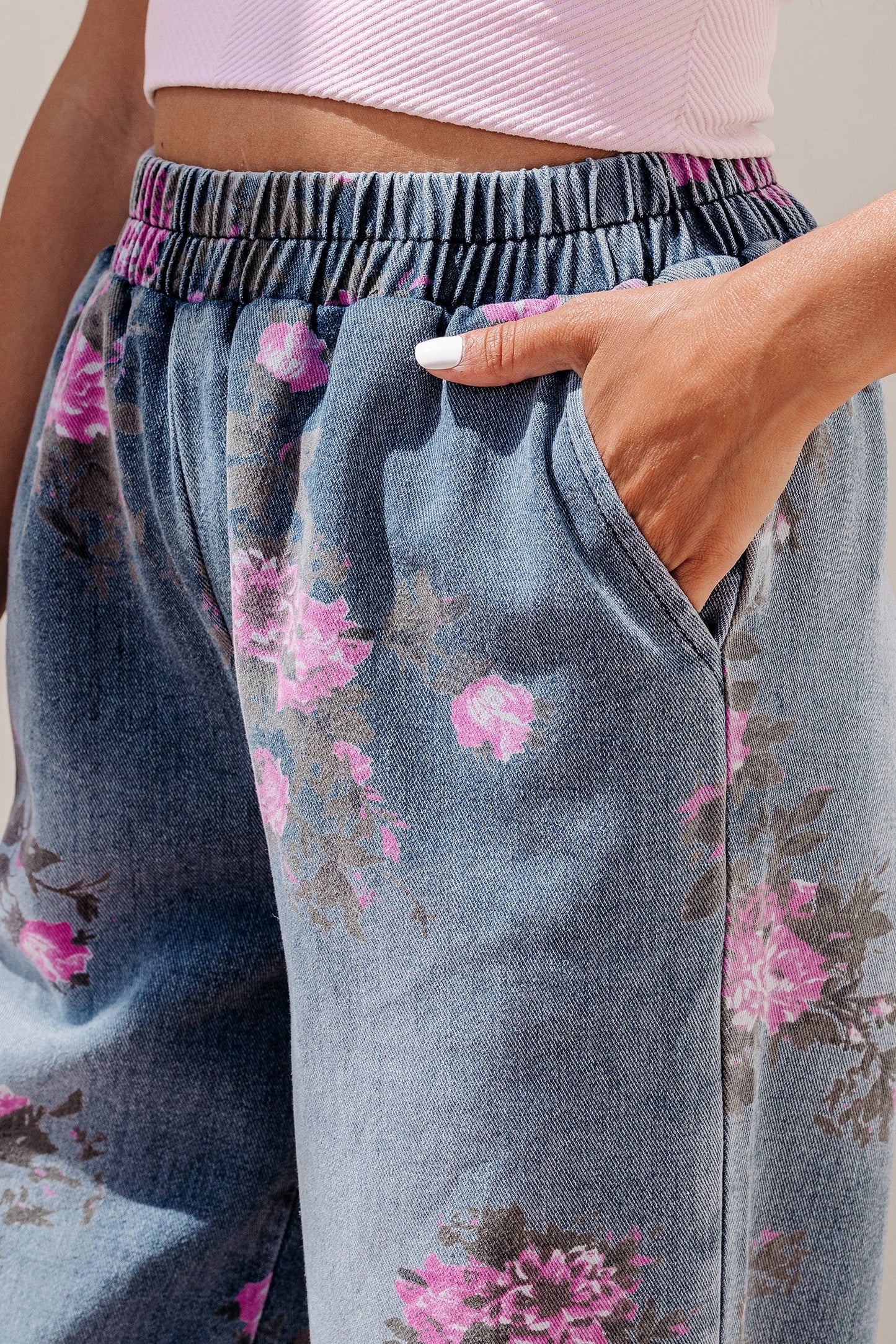 Hazel Blues® | Meadow Muse Jeans | Floral Jeans
