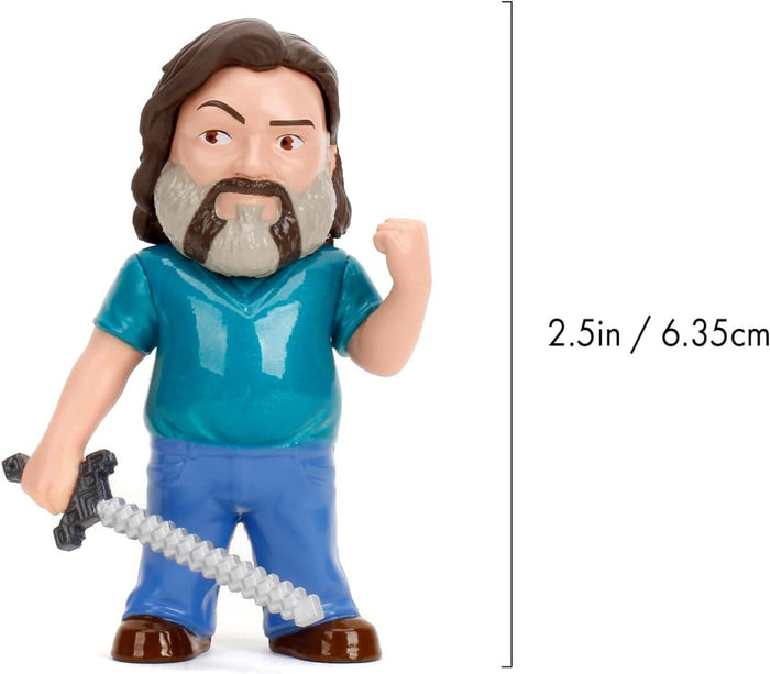 Minecraft 2.5 Inch Metal Figs Wave 5 Movie - Movie 4 Pack