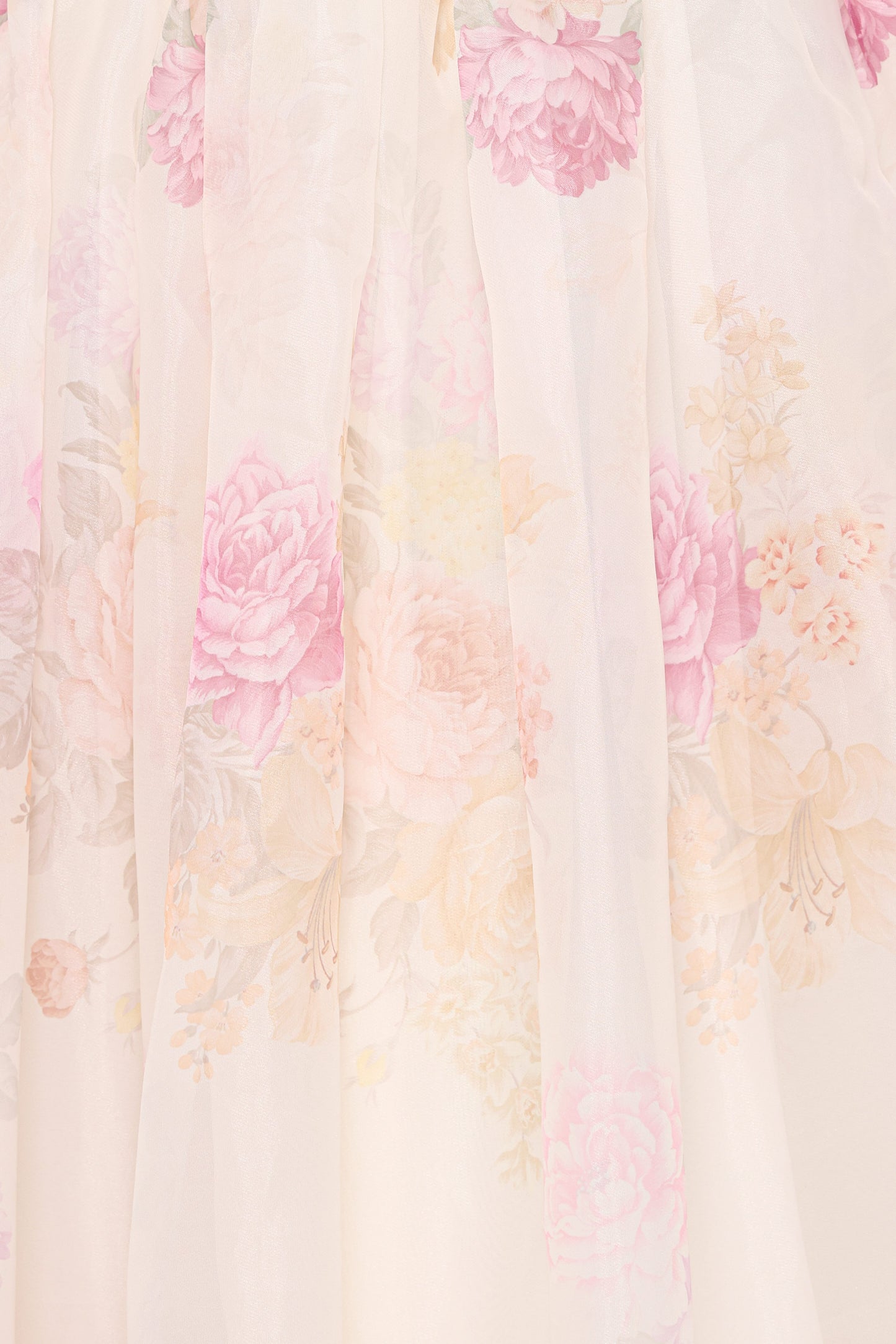 Floret Midi Dress - Yellow Floral