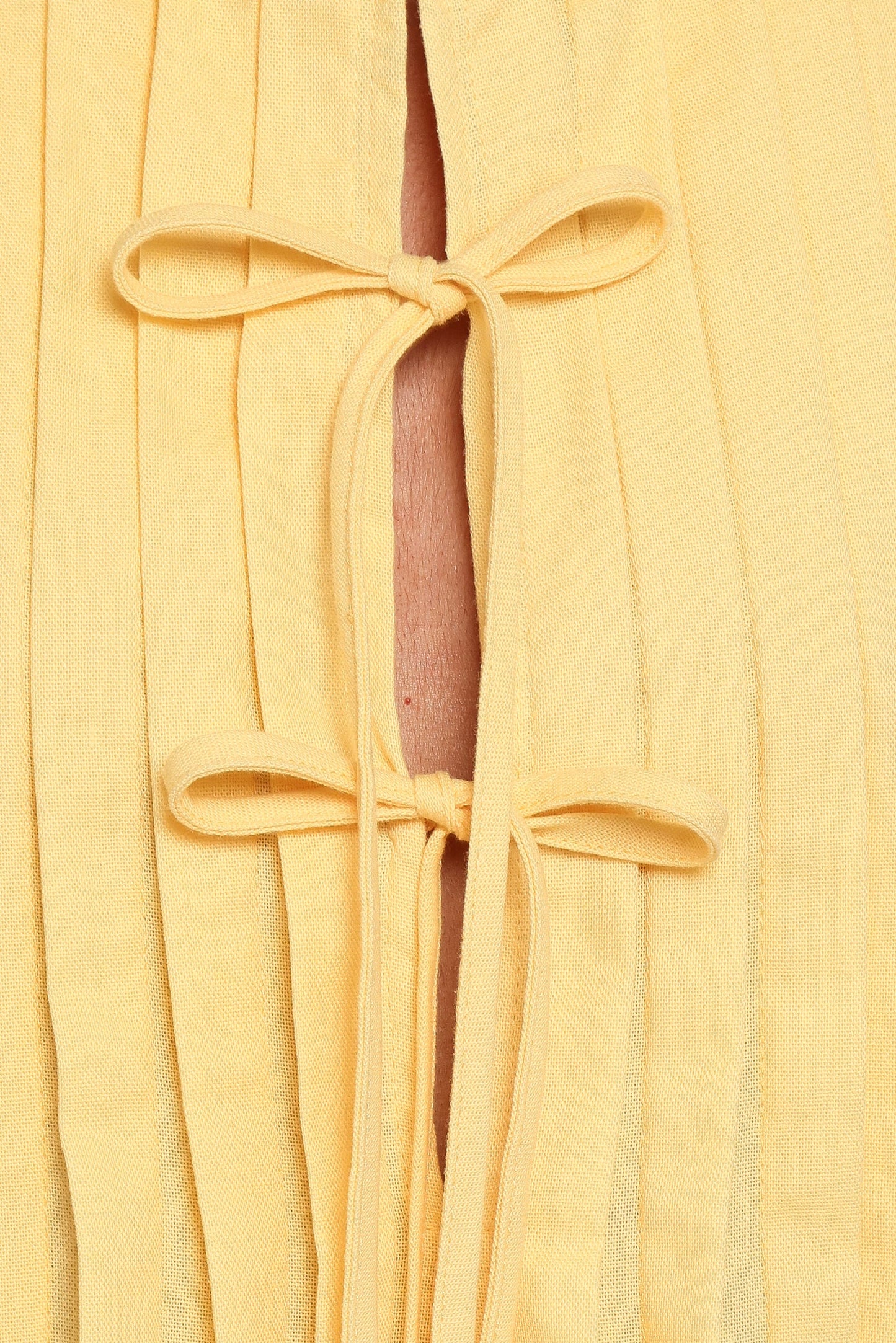Madeline Mini Dress - Butter Yellow
