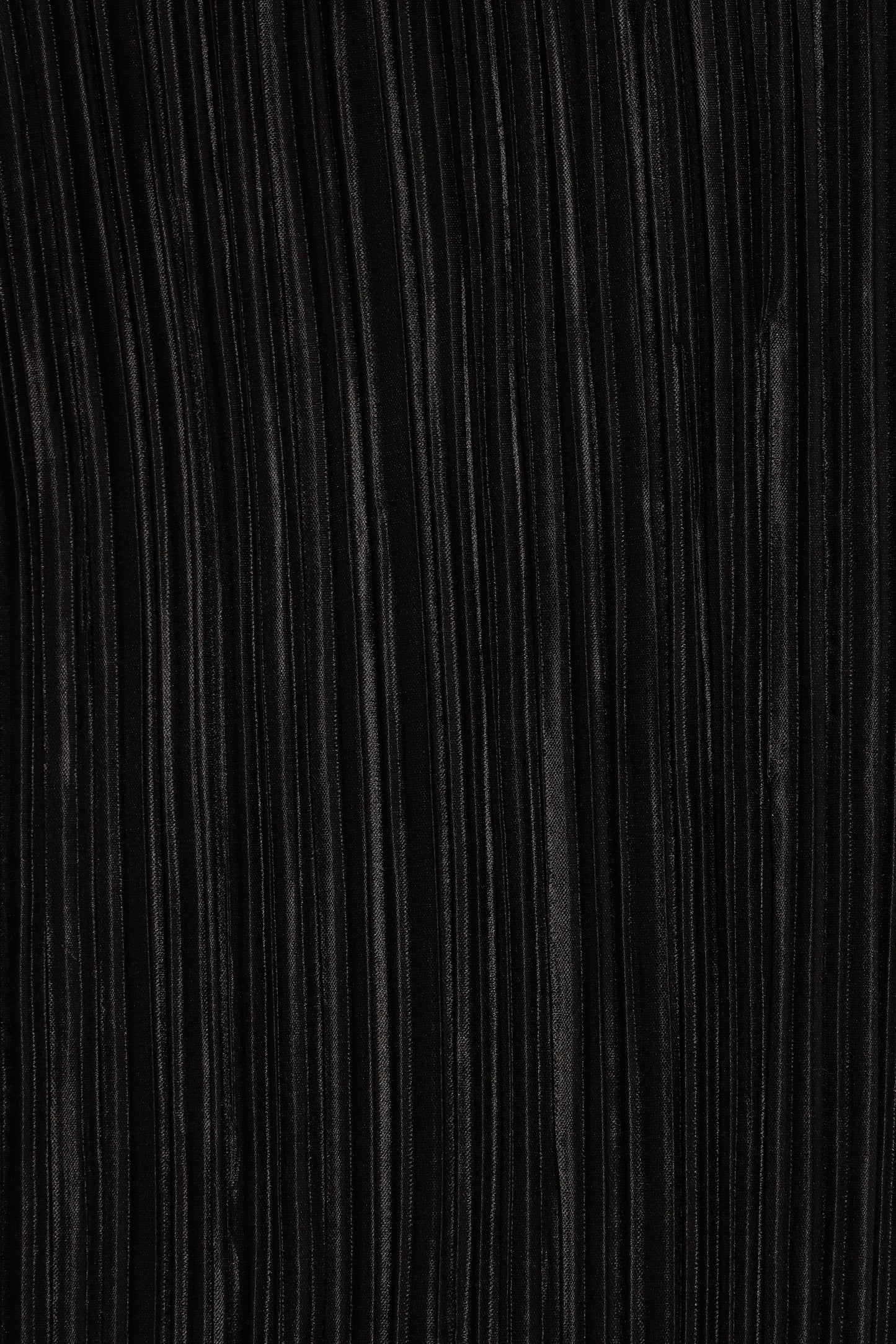 Melody Plisse Halter Maxi Dress - Black