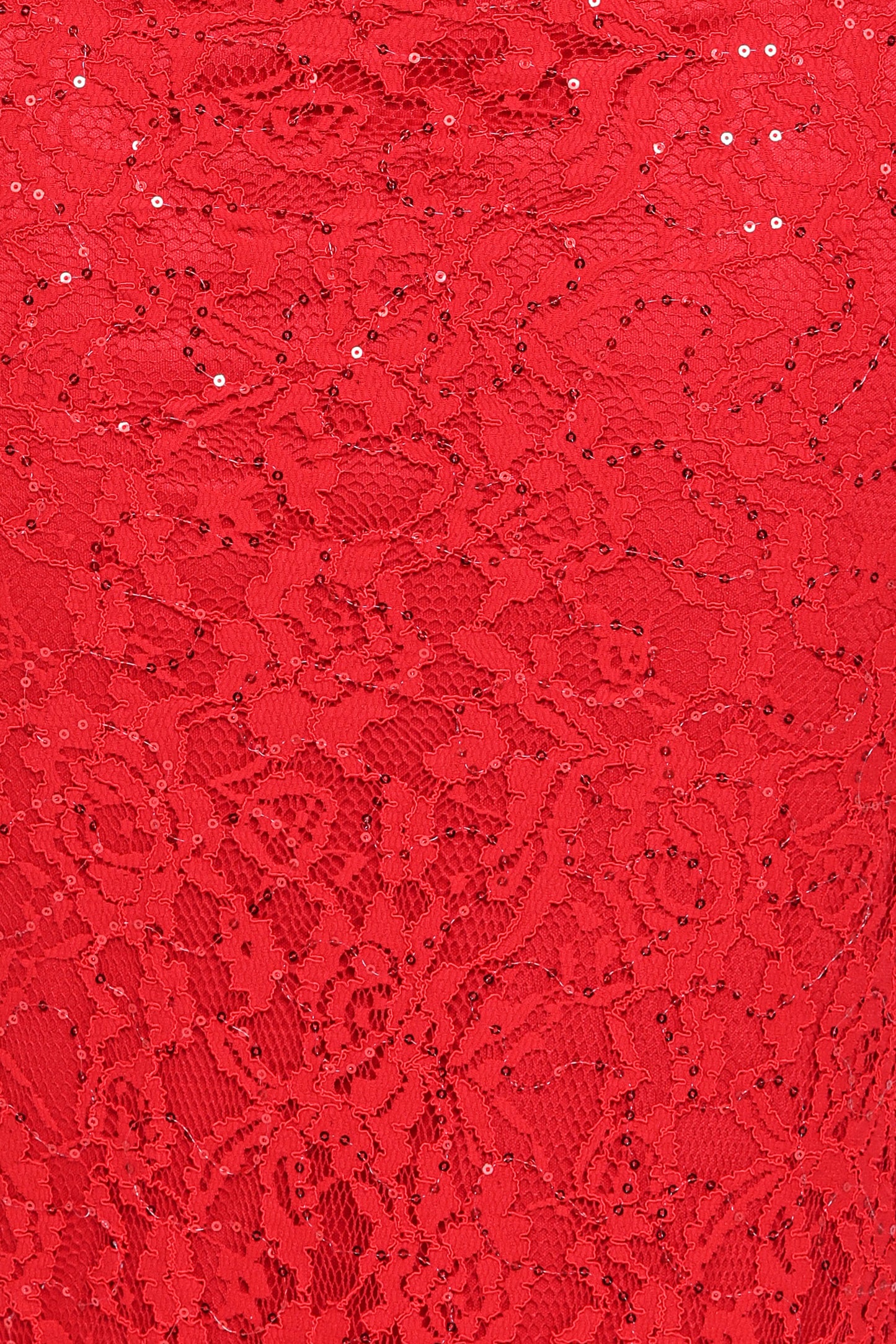 Ruben Lace Maxi Dress - Red