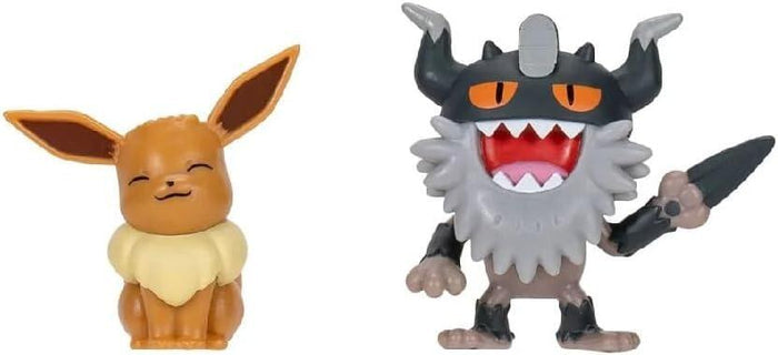 Pokémon Core Battle Figure 2 Pack Feature Figure W18 - Perrserker & Eevee