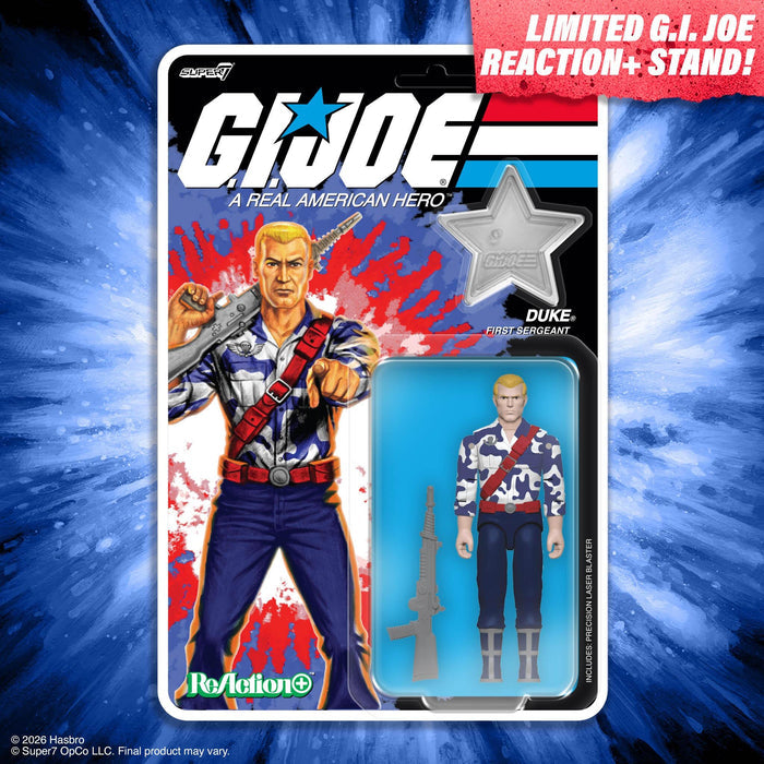 *PRE-ORDER G.I. Joe ReAction+ Action figure Wave 08- Duke (America's 250th Anniversary)