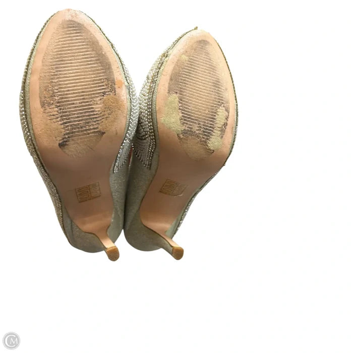 Shoes Heels Stiletto By Lauren Lorraine In Cream, Size: 7.5