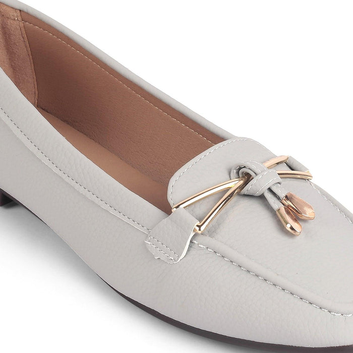 Coyent Grey Casual Loafers For Women Tresmode