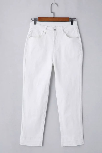 Hazel Blues® |  High-Waisted Straight Leg Jeans