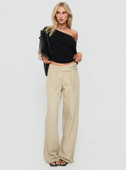 Boxie Mid Rise Wide Leg Jeans Washed Green