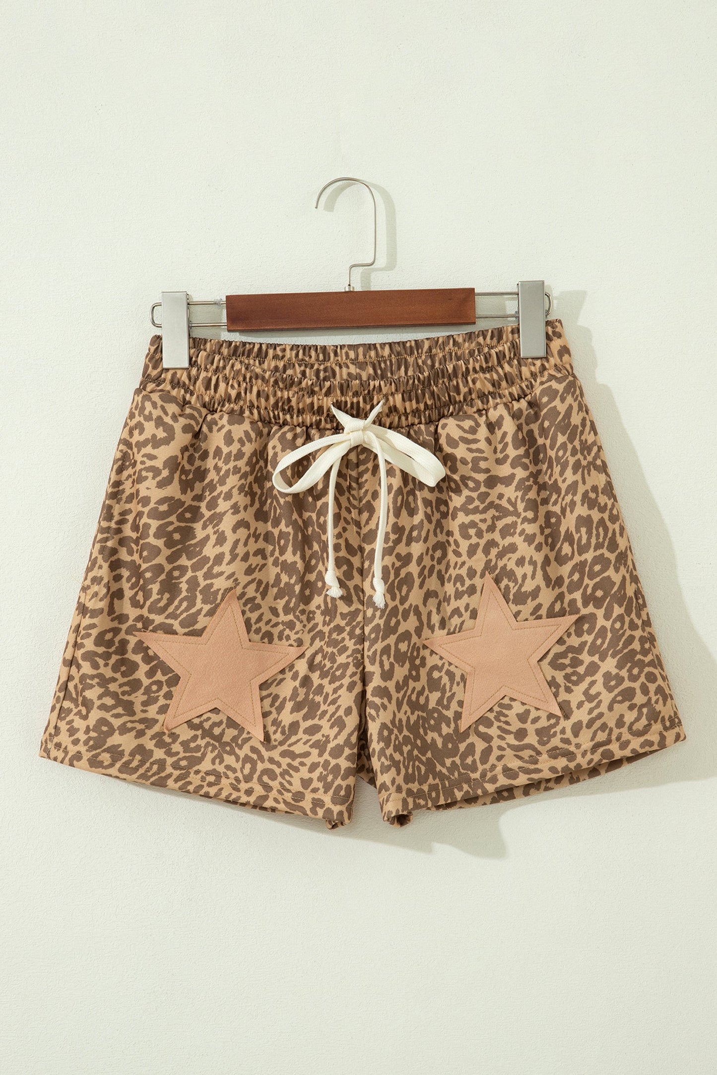Hazel Blues® |  Untamed Shorts | Leopard Star Shorts