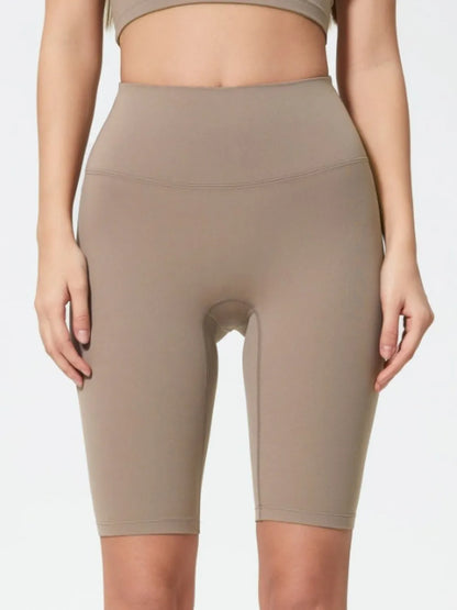 Hazel Blues® |  Millennia High Rise Wide Waistband Active Shorts