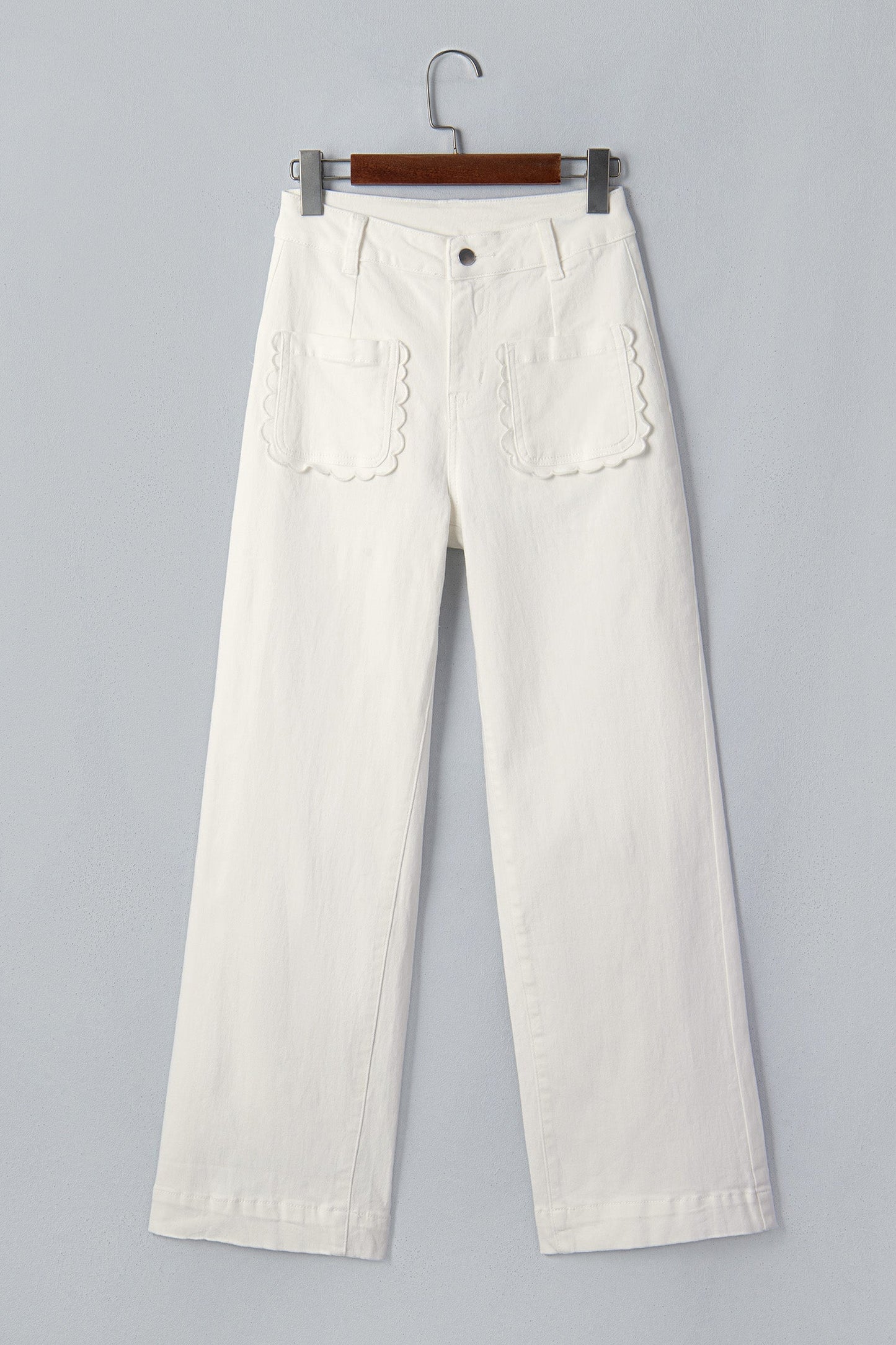 Hazel Blues® |  Sunny Scallop Pocket Jeans