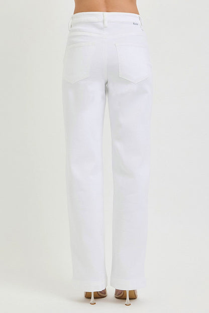 Hazel Blues® | RISEN High Rise Wide Baggy Pants