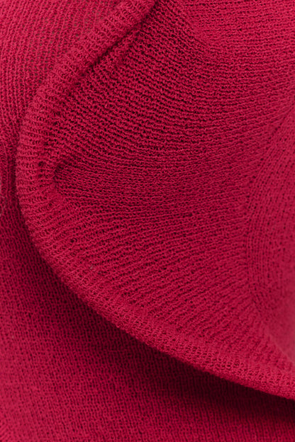 Haisley Off Shoulder Knit Top - Raspberry