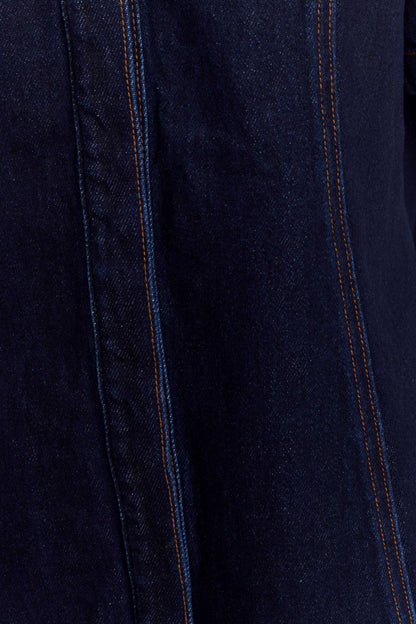 Maya Oversized Denim Shirt - Indigo Blue