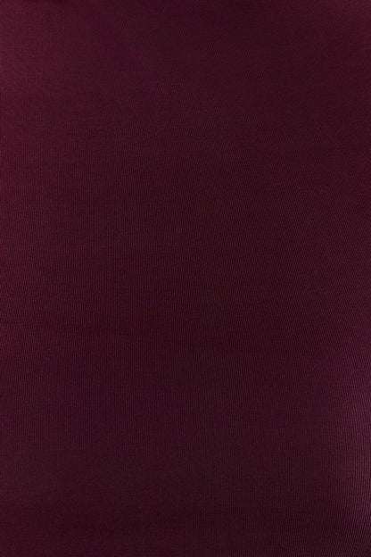 Hadleigh Sleeveless Slinky Top - Burgundy