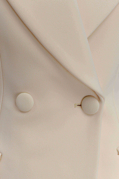 Wesley Structured Blazer - Buttercream