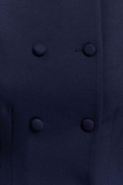 Beatrice Blazer Mini Dress - Navy
