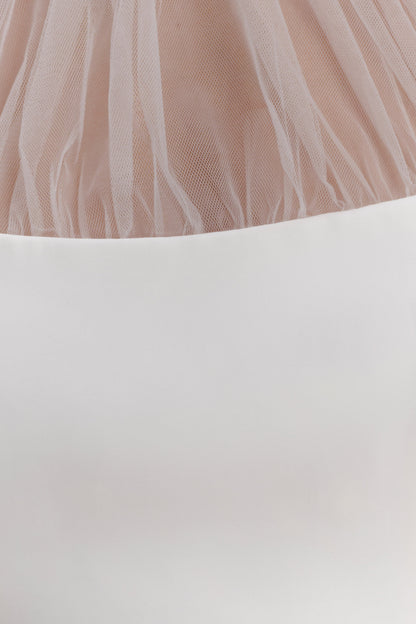 Riley Halter Suiting Mini Dress - Ivory