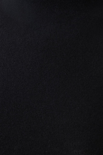 Sonny Short Sleeve Knit Top - Black