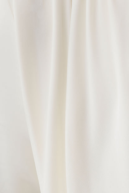 Ren Cowl Long Sleeve Slinky Bodysuit - Ivory