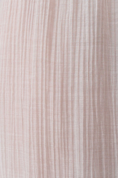 Leilani Sheer Drawstring Wide Leg Pants - Ivory