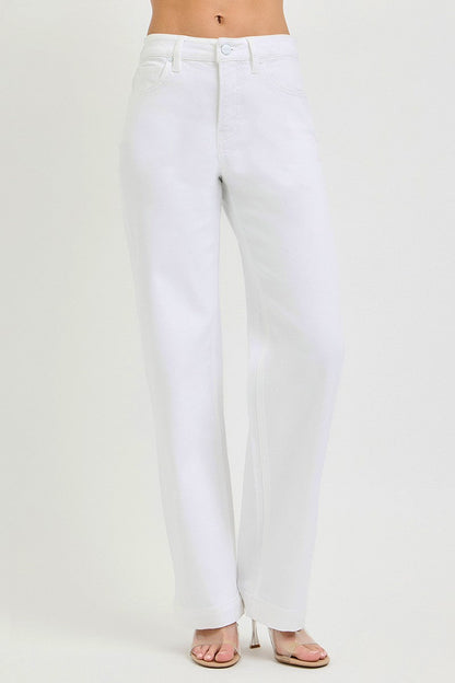 Hazel Blues® | RISEN High Rise Wide Baggy Pants