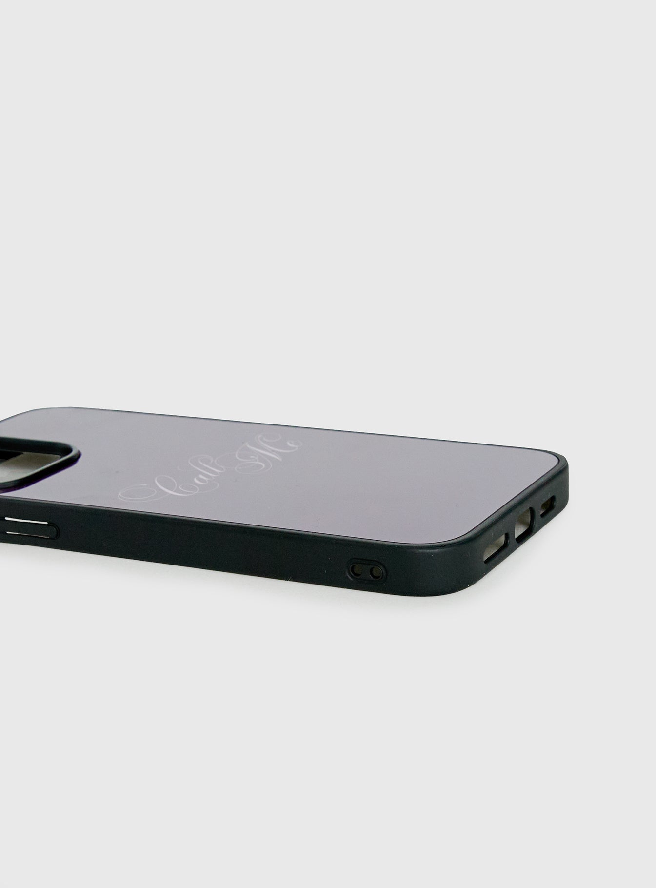 Call Me Please iPhone Case Plum