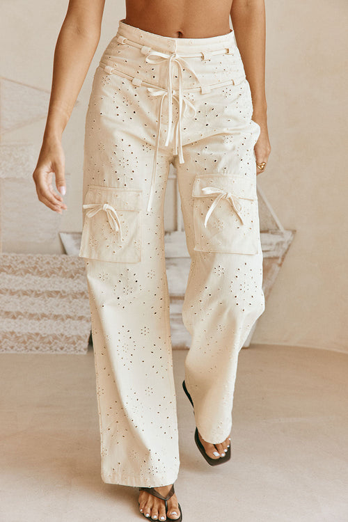 Jaicee Pants - Eyelet