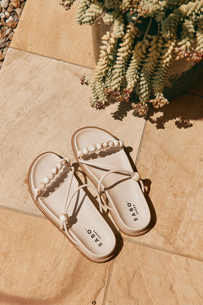 Indigo Sandals - Beige