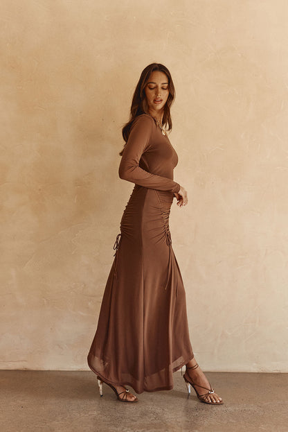 Callista Dress - Chocolate