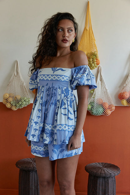 Florien Shorts - Palais Blue