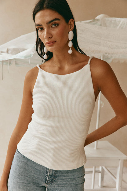 Illaria Top - White Bead