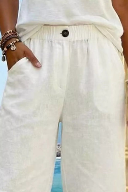 Hazel Blues® |  Elastic Waist Shorts