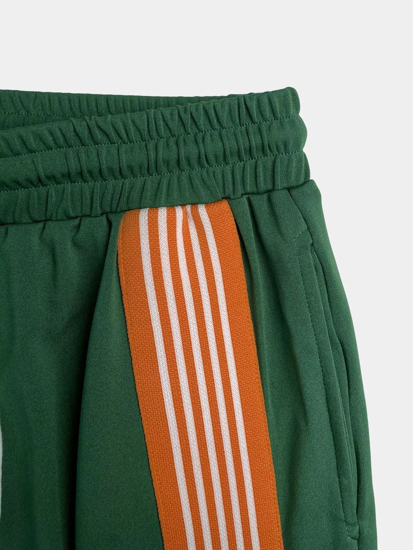 Hazel Blues® |  Striped Detail Top and Drawstring Pants Set