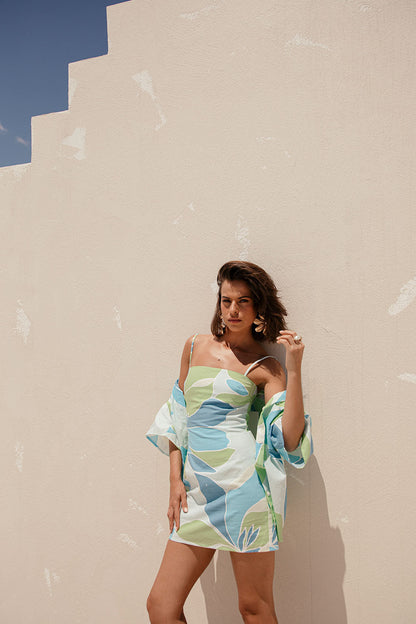 Amira Dress - Magnolia Blue