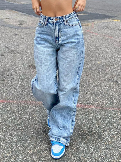 Hazel Blues® |  Wash Wide Leg Jeans