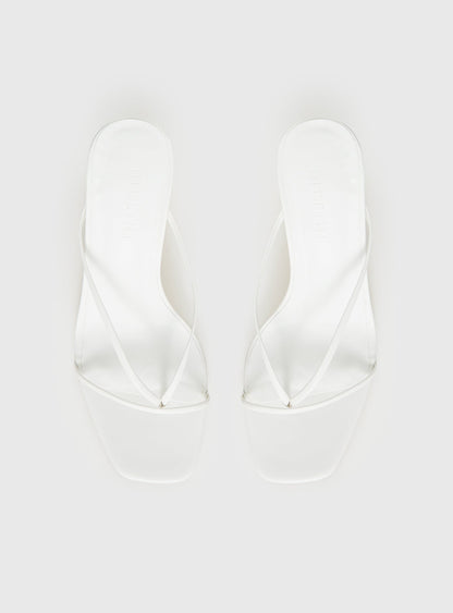 Billini Silas Heels White