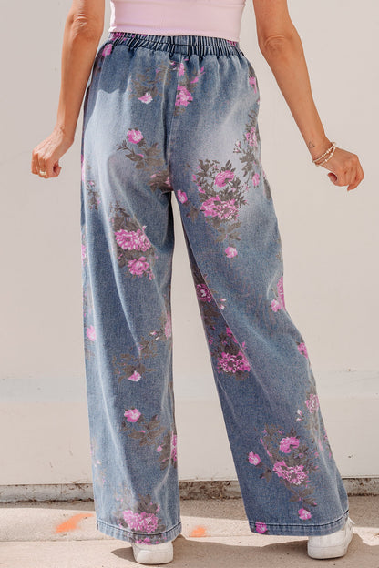Hazel Blues® |  Meadow Muse Jeans | Floral Jeans