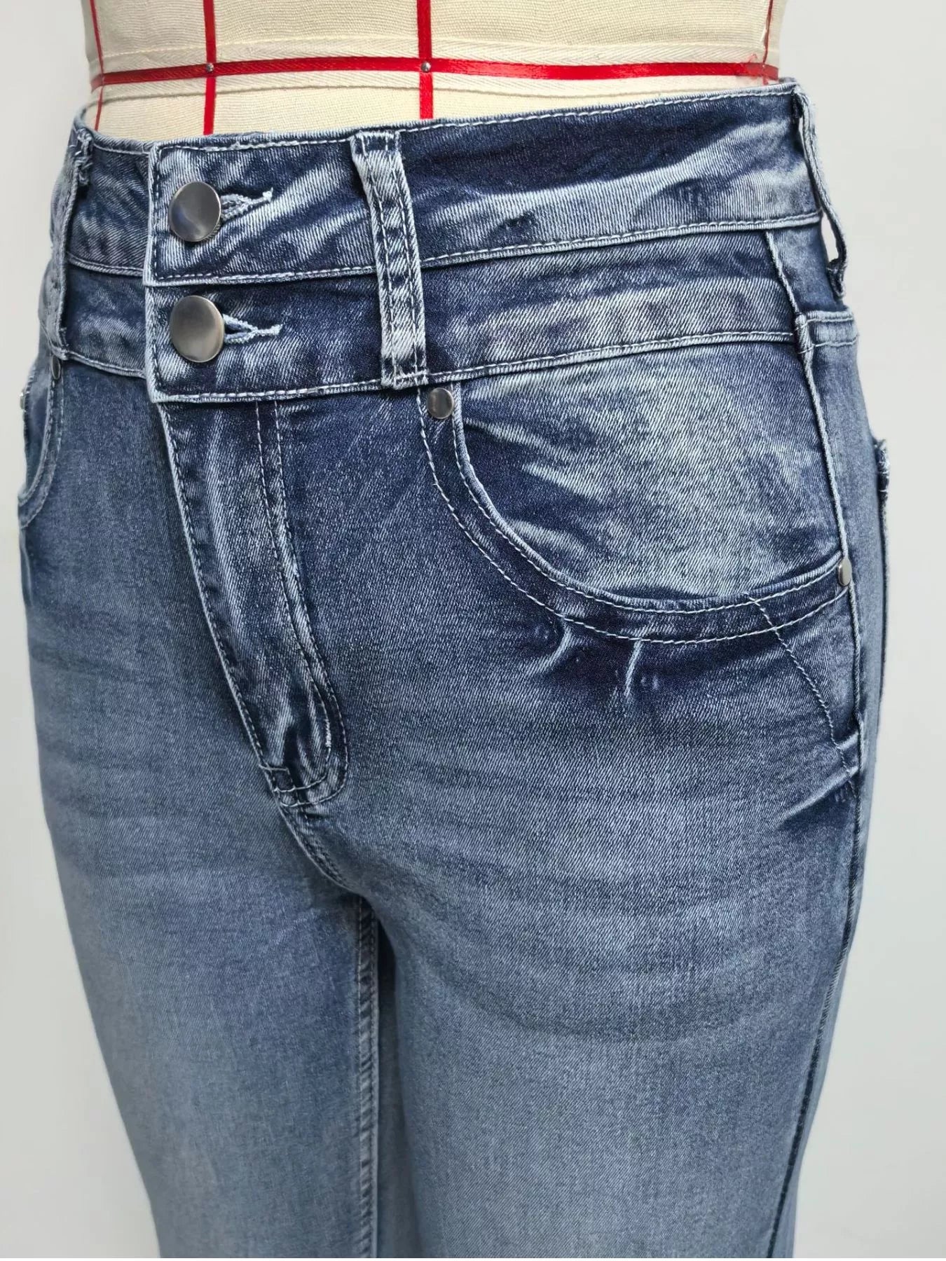 Hazel Blues® |  High-Waisted Flare Leg Jeans