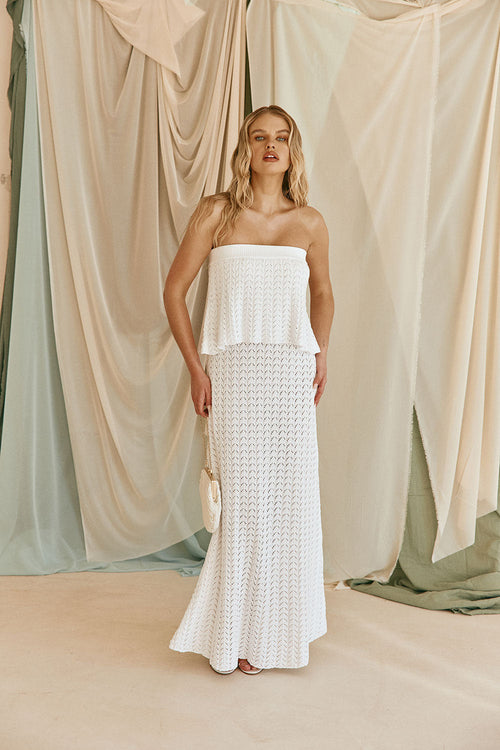 Maria Dress - White