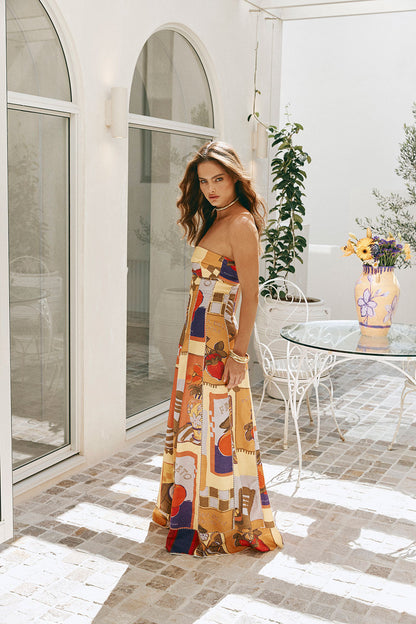 Antonella Dress - Villagio Yellow