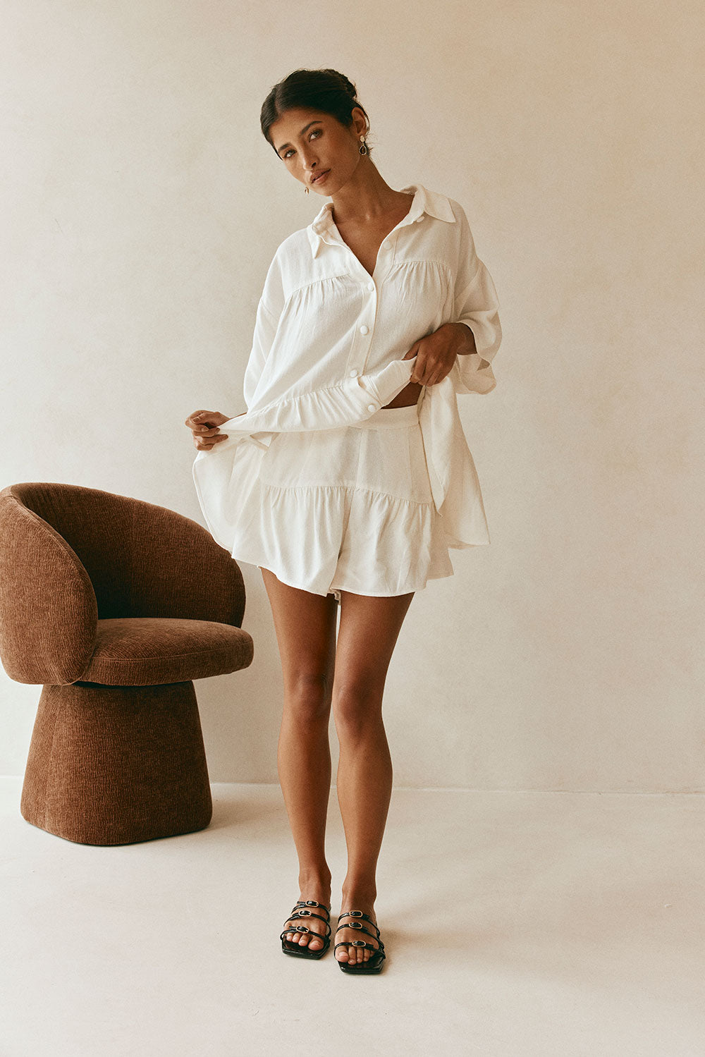 Luna Shorts - White