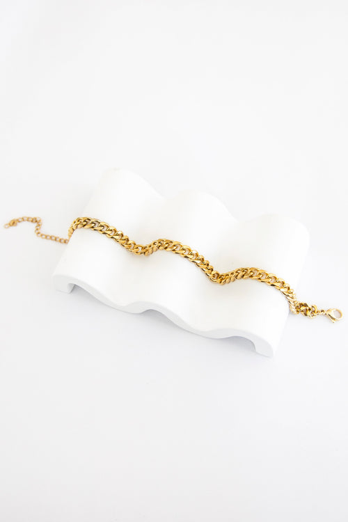 Bold Link Anklet