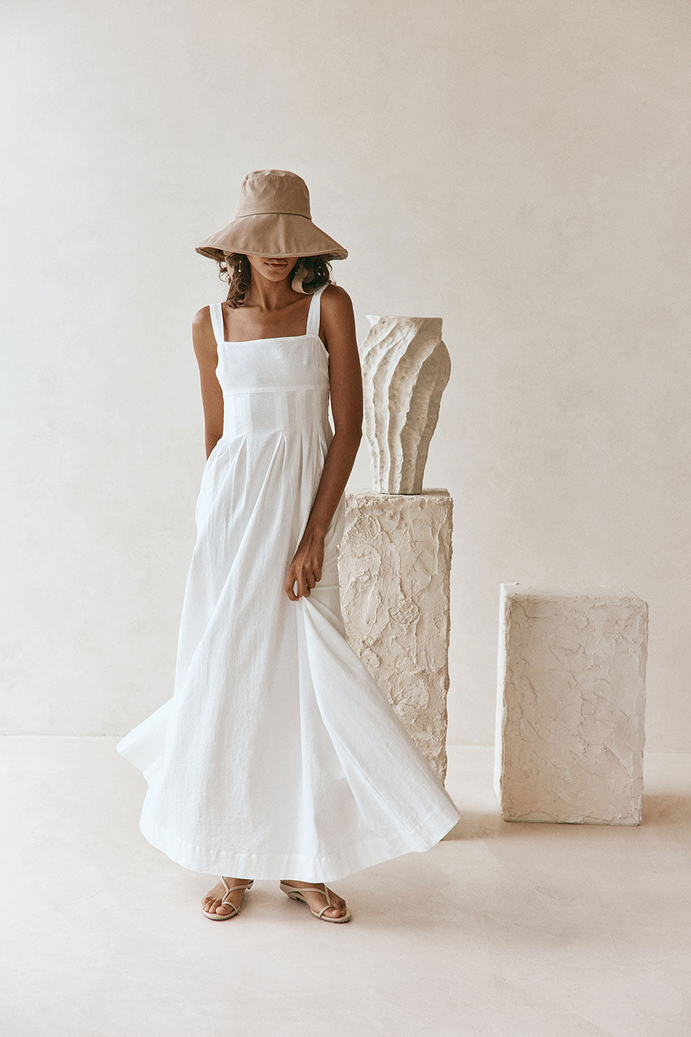 Flore Dress - White